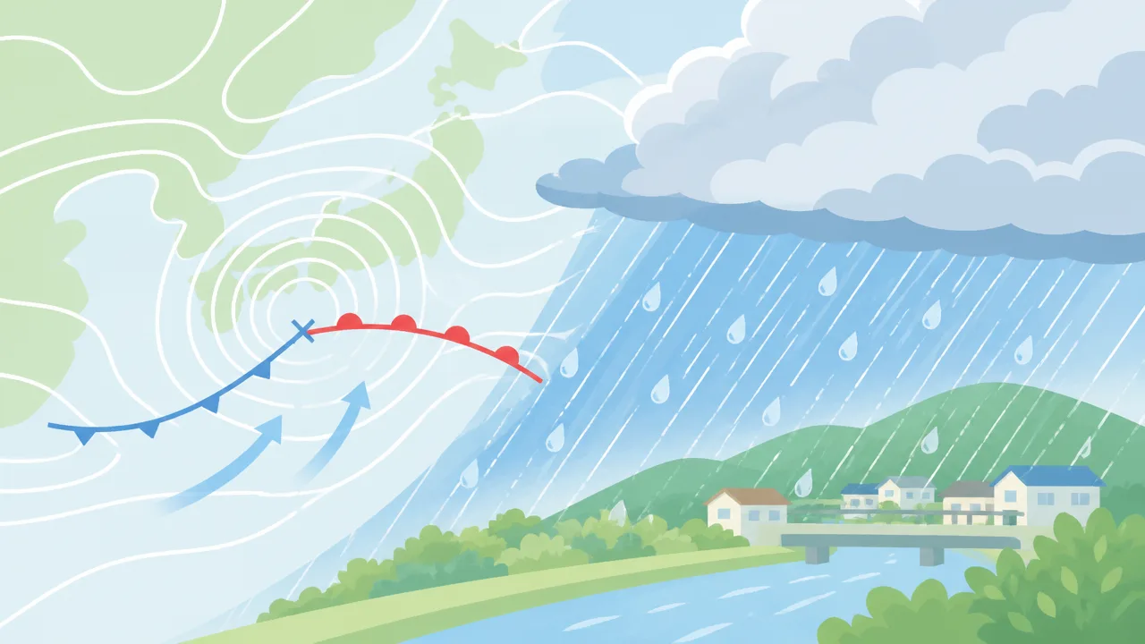 低気圧は中心気圧が低いほど雨が強い？天気図の見方をやさしく解説