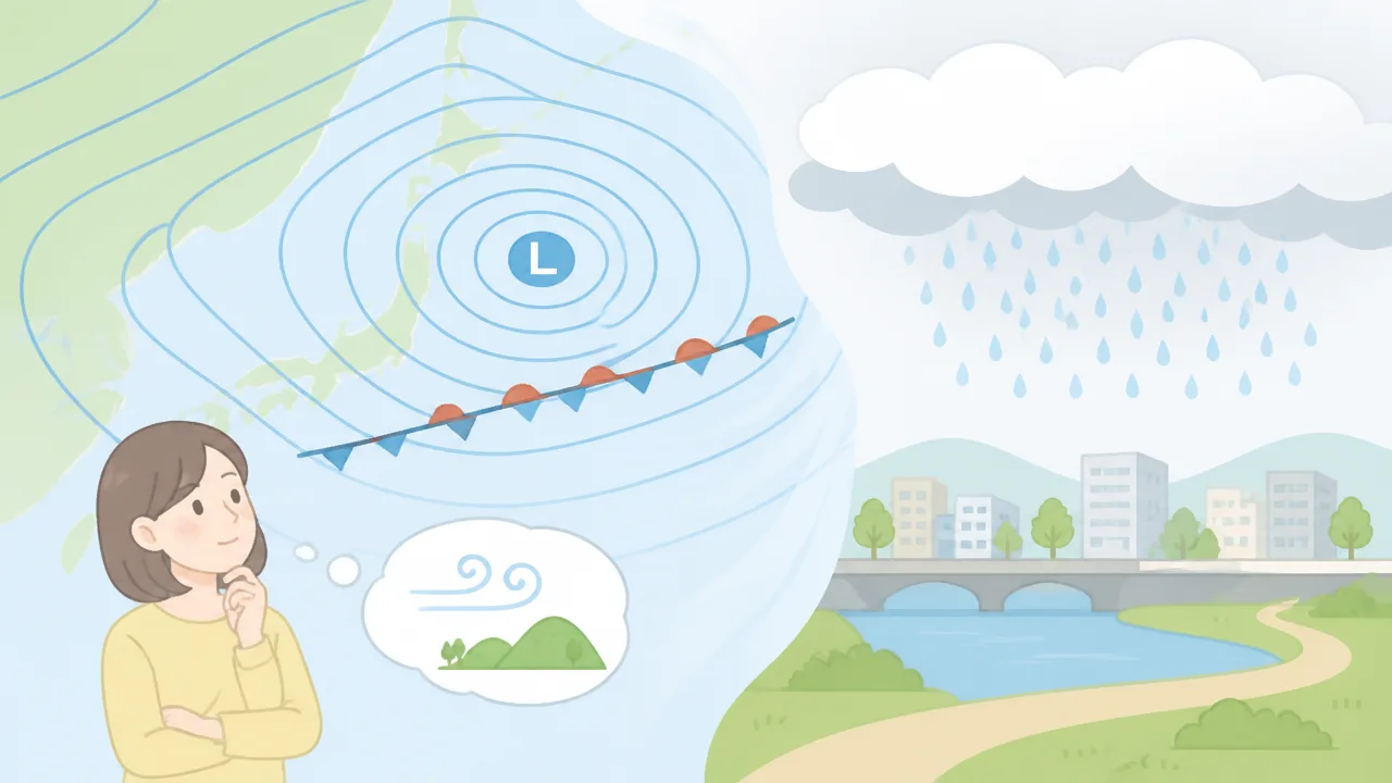 低気圧は中心気圧が低いほど雨が強い？天気図の見方をやさしく解説