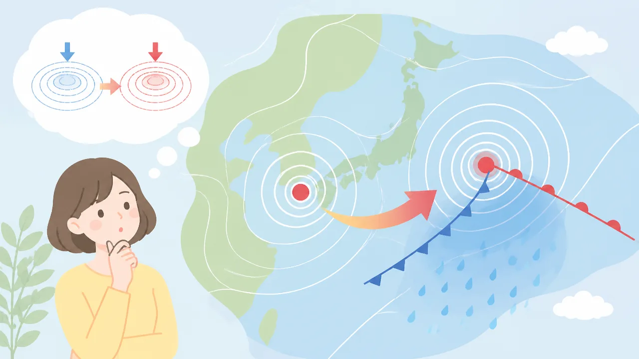 低気圧は中心気圧が低いほど雨が強い？天気図の見方をやさしく解説