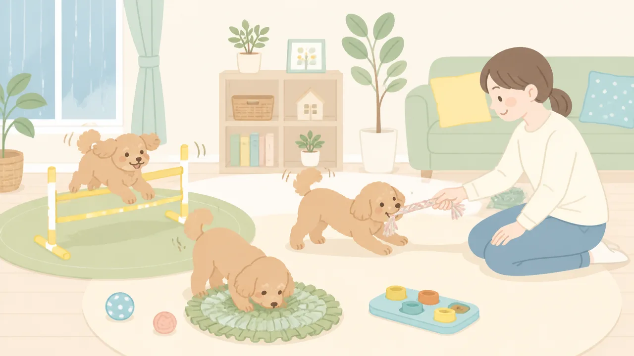 長雨で犬の散歩に行けないときは？室内でできる運動と過ごし方