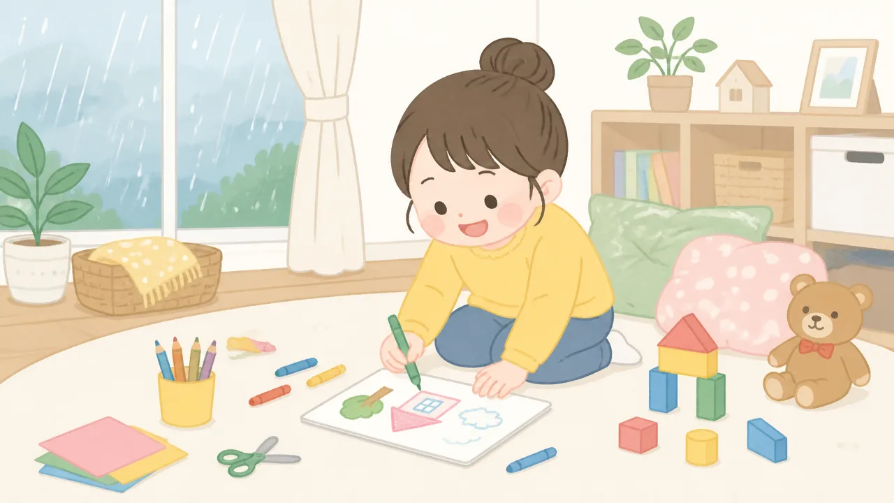 長雨で子どもが外遊びできない日は?家で楽しむ過ごし方10選