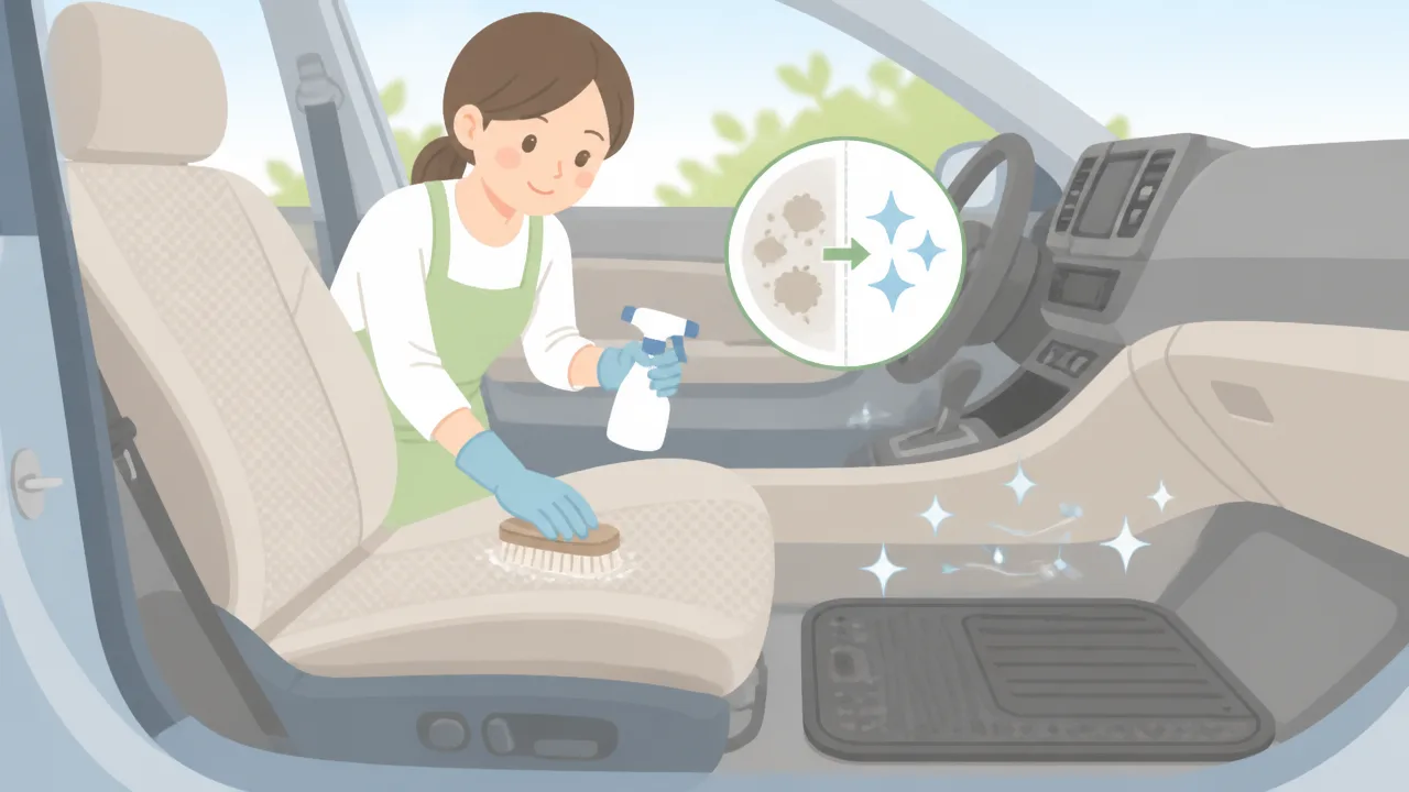 長雨で車内がカビ臭い原因は？今すぐできる対策と予防法