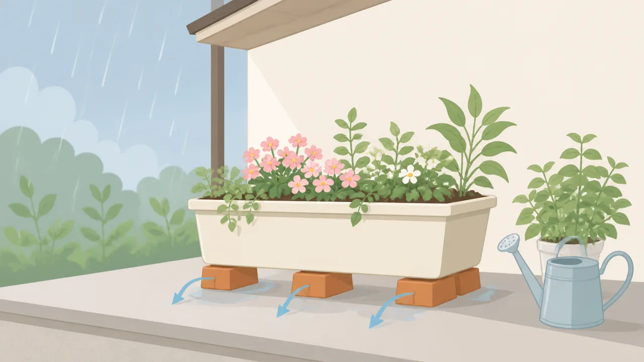 長雨でプランターが根腐れする原因と今すぐできる対策方法