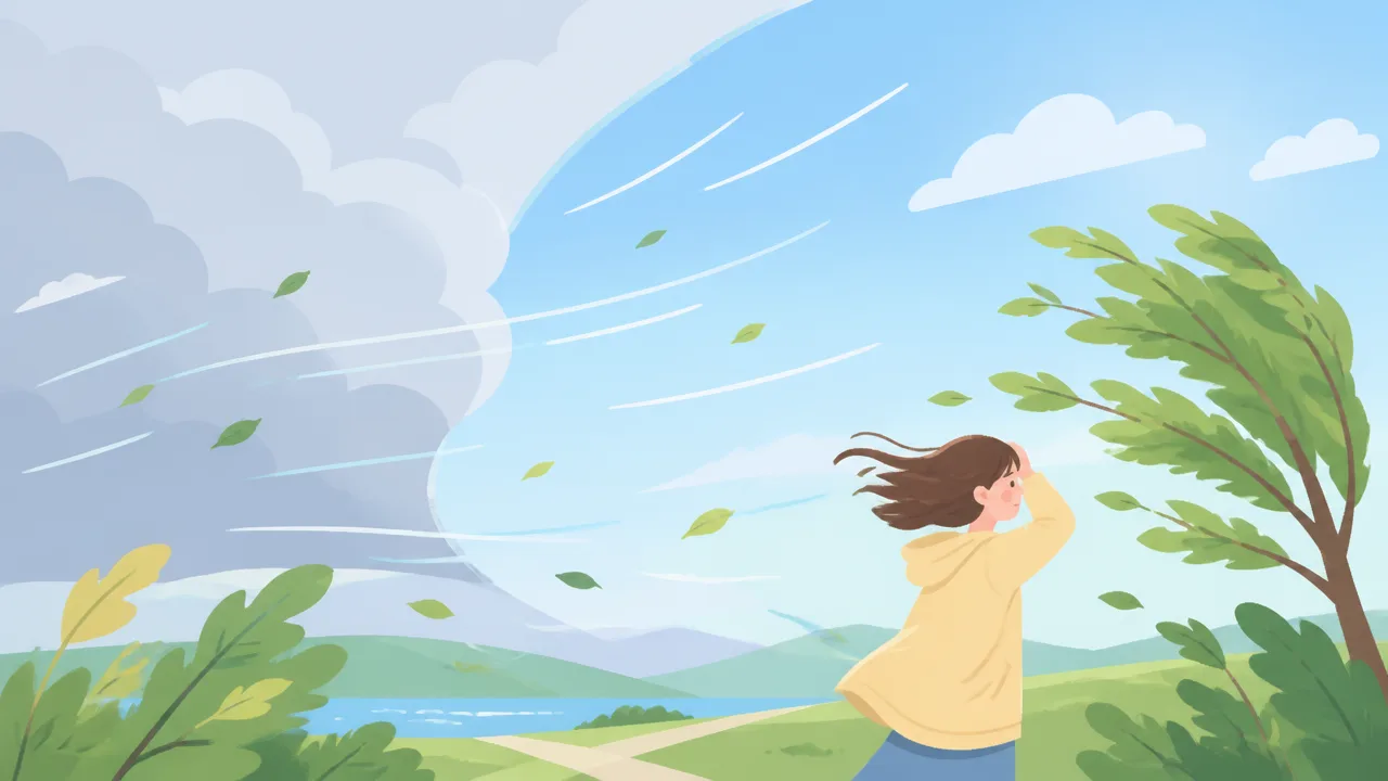 低気圧から離れているのに強風が吹くのはなぜ？原因をやさしく解説