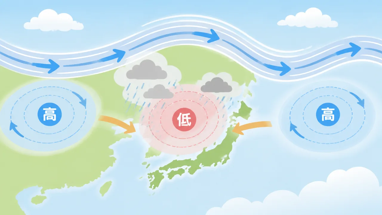 低気圧が停滞するとどうなる？天気や体調への影響を解説