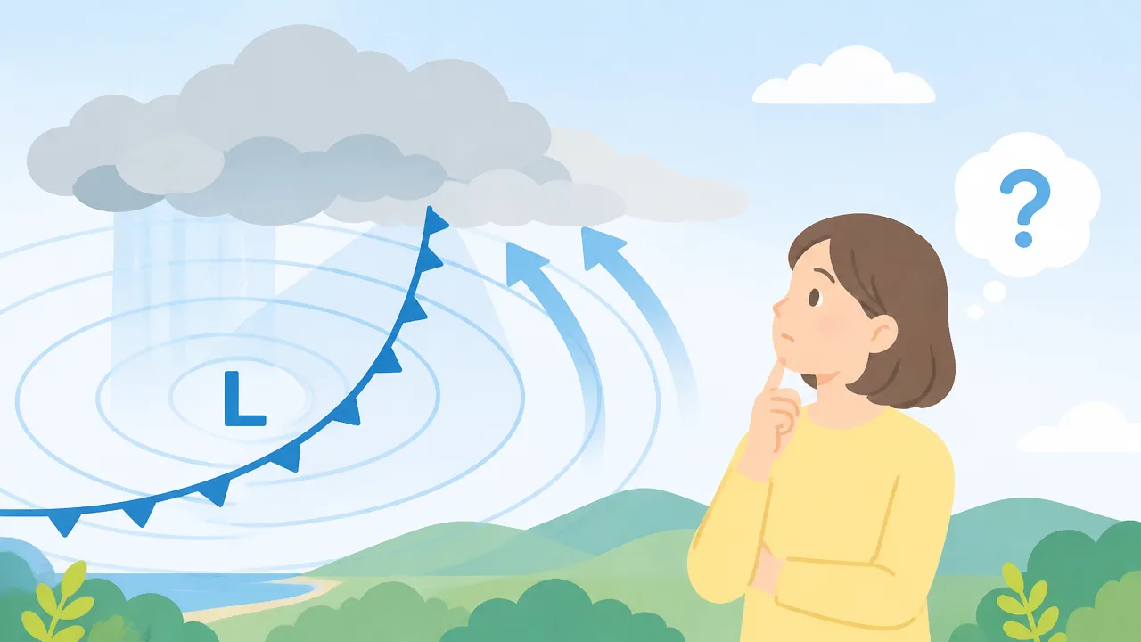 低気圧なのに雨が降らないのはなぜ？天気の仕組みを解説