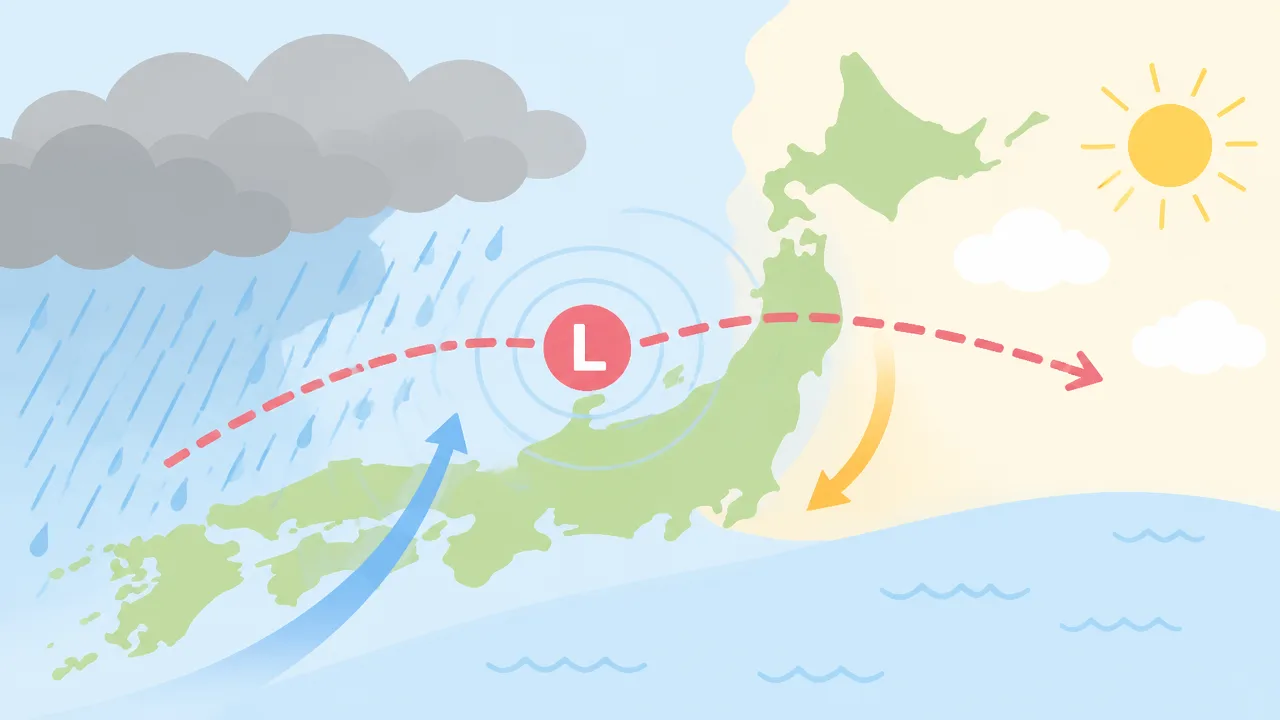 低気圧なのに雨が降らないのはなぜ？天気の仕組みを解説