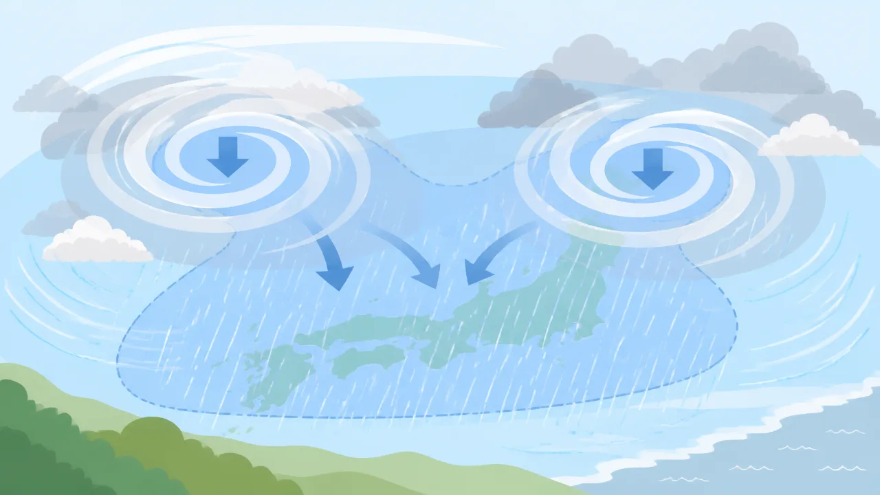 低気圧が2つあるとどうなる？天気への影響と注意点をやさしく解説