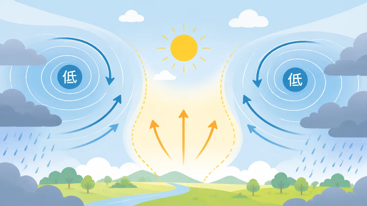 低気圧が2つあるとどうなる？天気への影響と注意点をやさしく解説