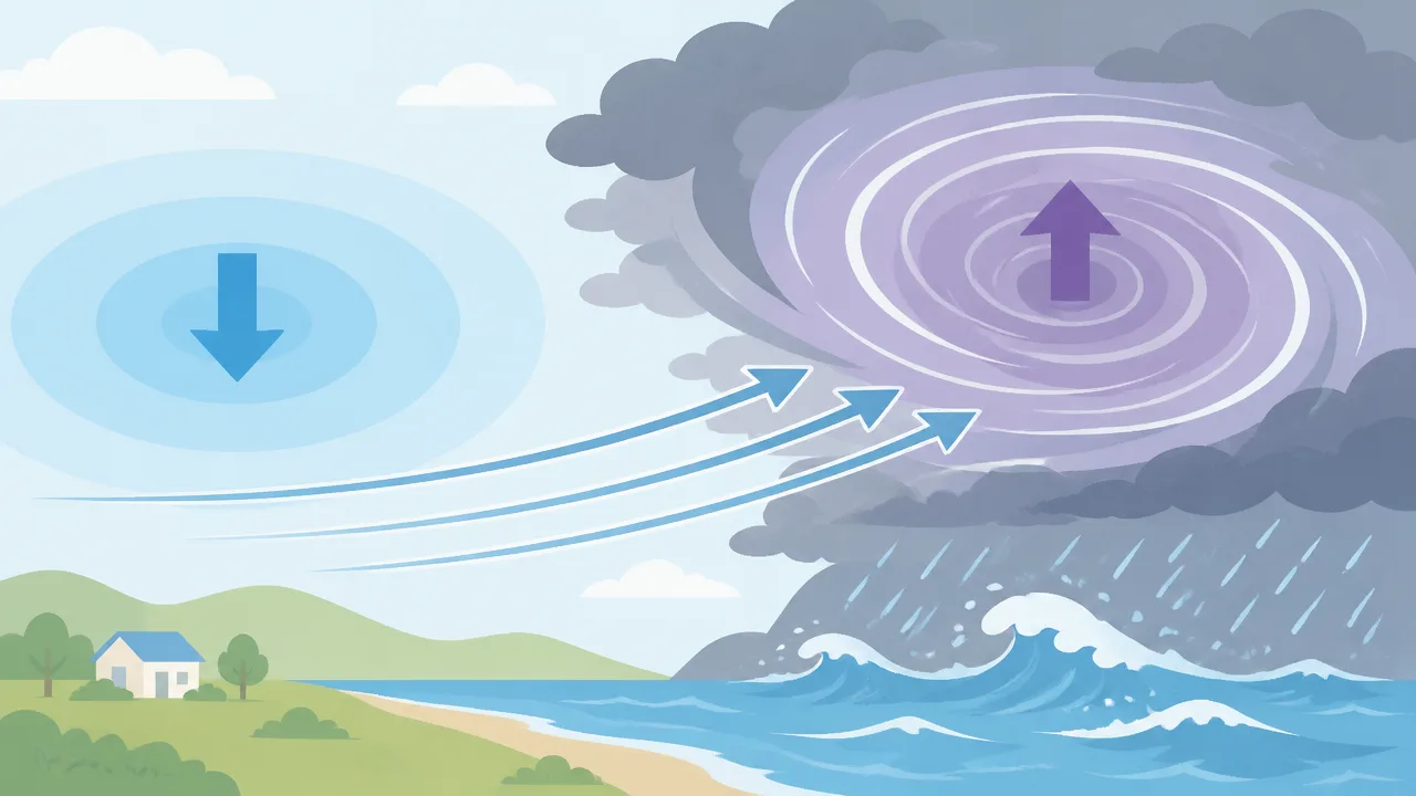 低気圧が発達するとは？天気が荒れる仕組みをやさしく解説