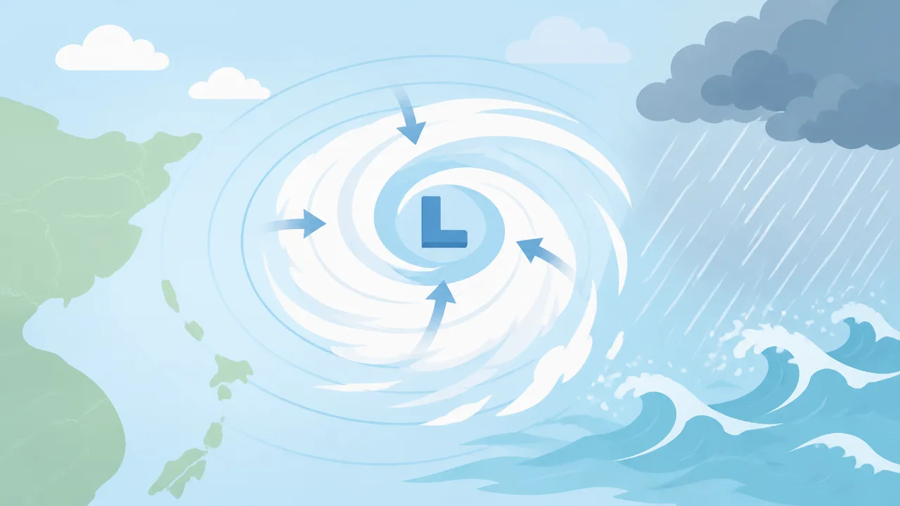 低気圧が発達するとは？天気が荒れる仕組みをやさしく解説
