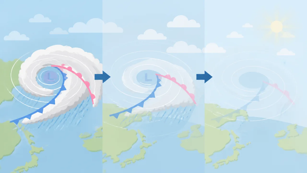 低気圧が発達するとは？天気が荒れる仕組みをやさしく解説