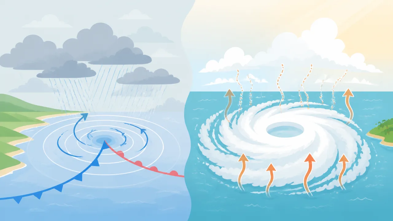 低気圧が発達するとは？天気が荒れる仕組みをやさしく解説