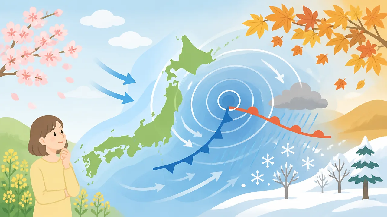 低気圧が発達するとは？天気が荒れる仕組みをやさしく解説