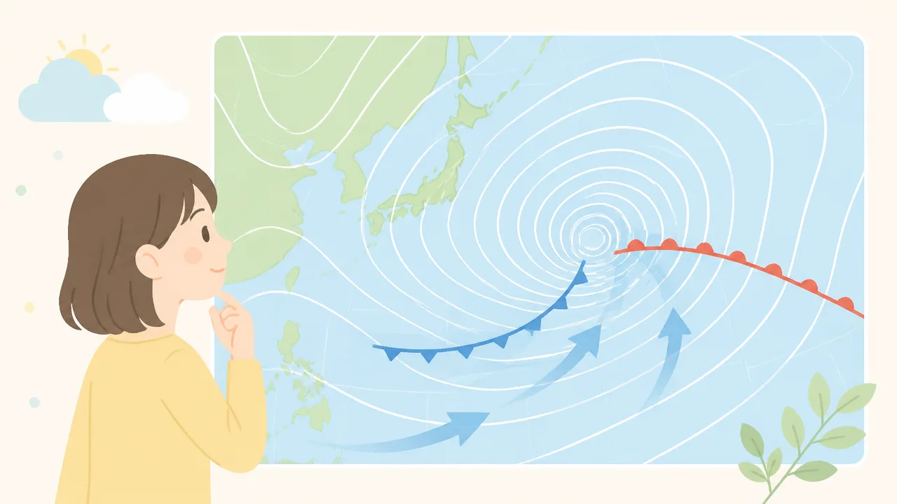 低気圧が発達するとは？天気が荒れる仕組みをやさしく解説