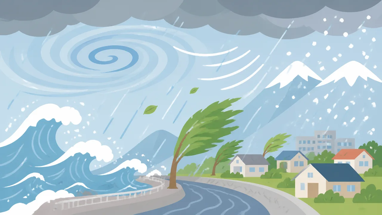 低気圧が発達するとは？天気が荒れる仕組みをやさしく解説