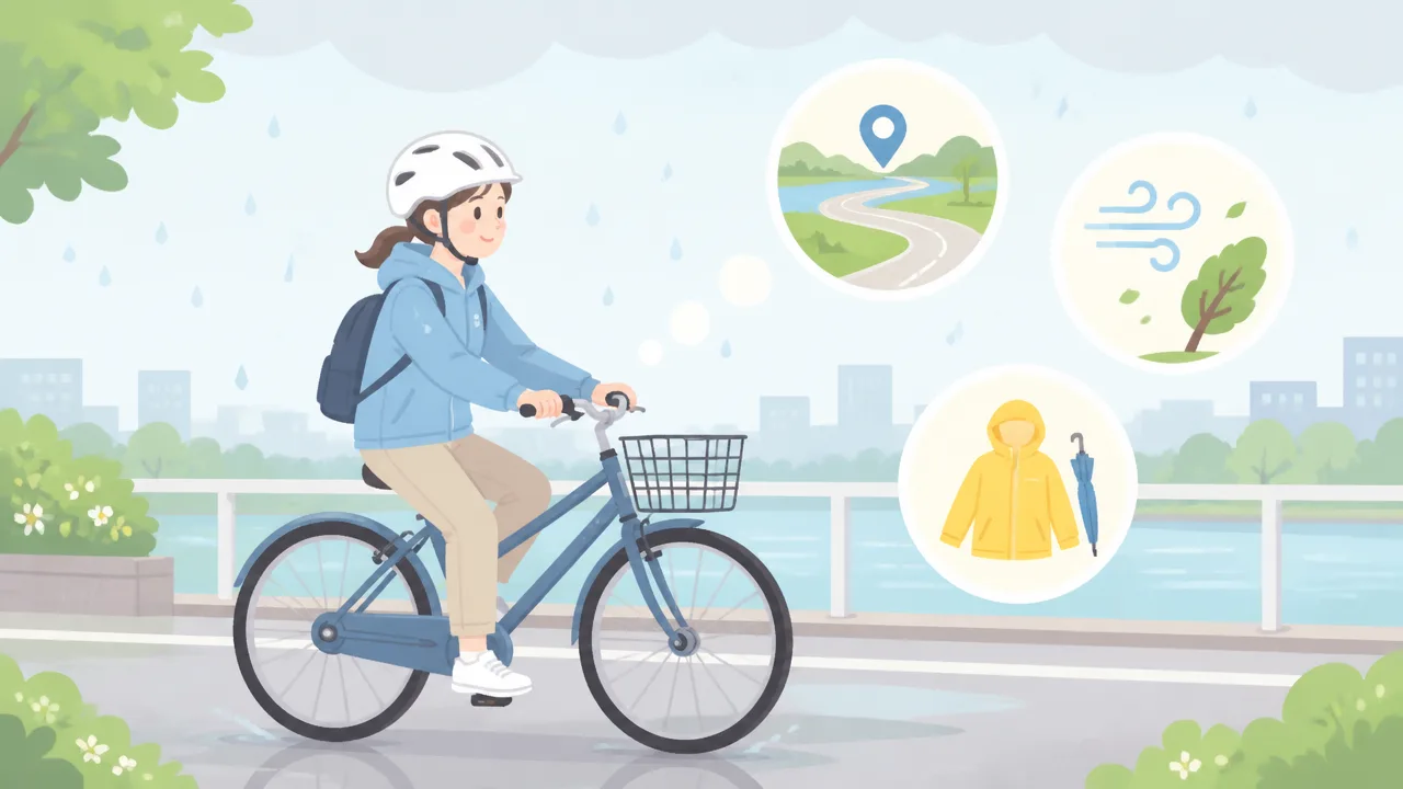 雨0.5ミリで自転車は乗れる？濡れ方や服装、安全な判断の目安