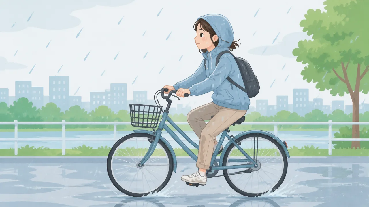 雨0.5ミリで自転車は乗れる？濡れ方や服装、安全な判断の目安