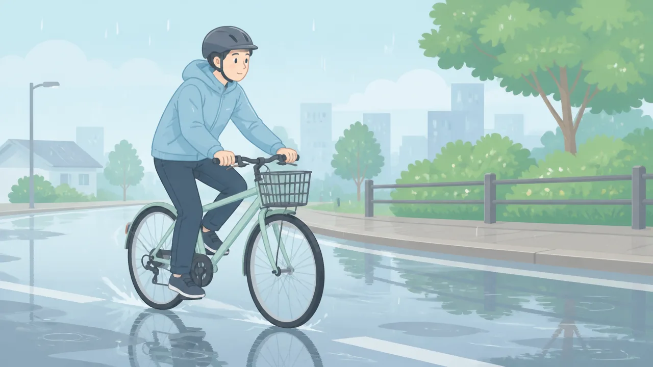 雨0.5ミリで自転車は乗れる？濡れ方や服装、安全な判断の目安