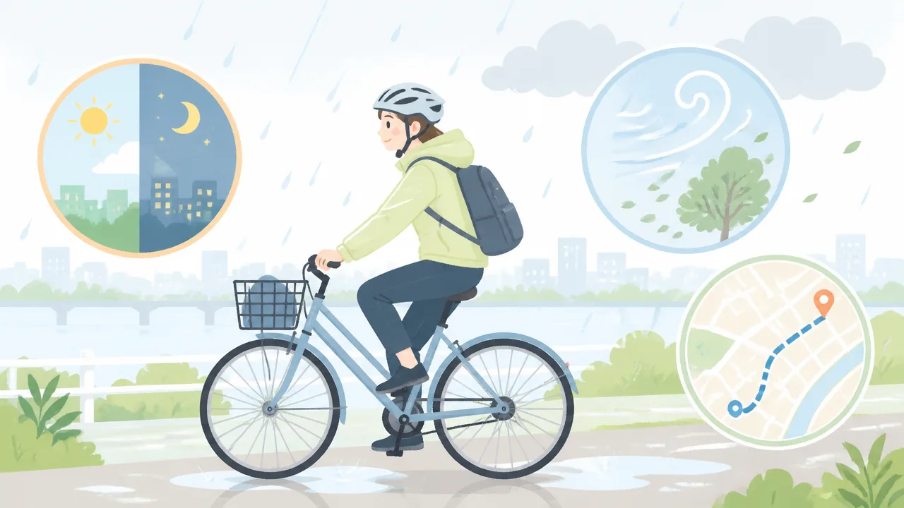 雨0.5ミリで自転車は乗れる？濡れ方や服装、安全な判断の目安
