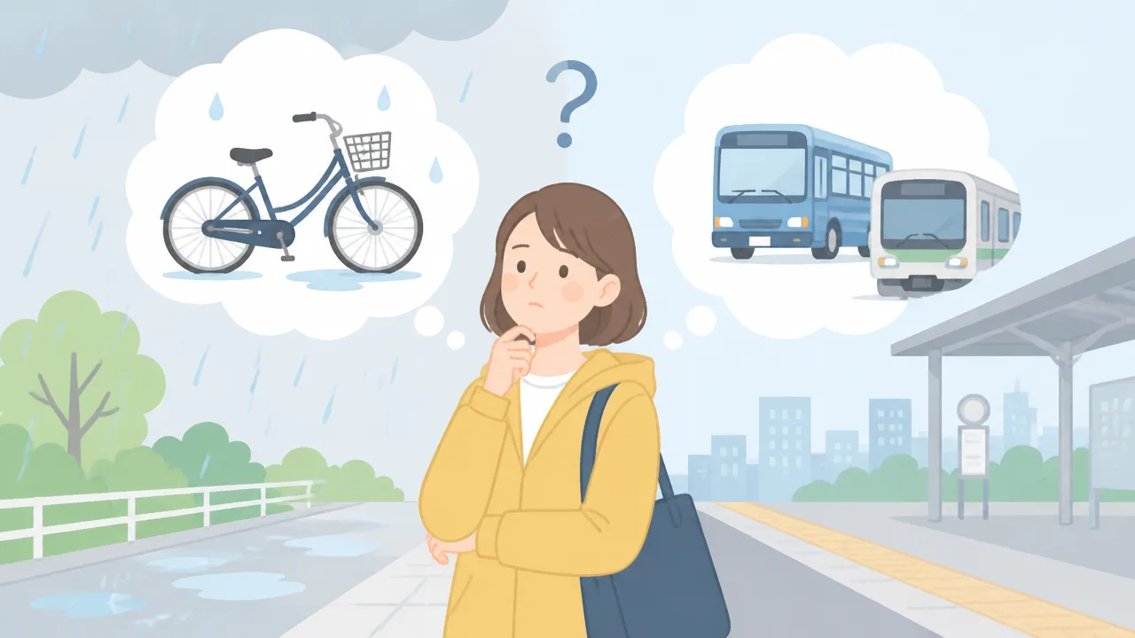 雨5ミリで自転車通勤はできる？服装と安全対策を解説