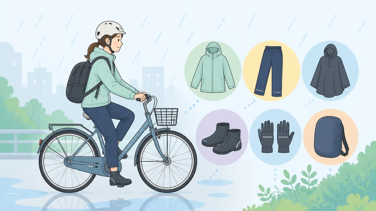 雨5ミリで自転車通勤はできる？服装と安全対策を解説