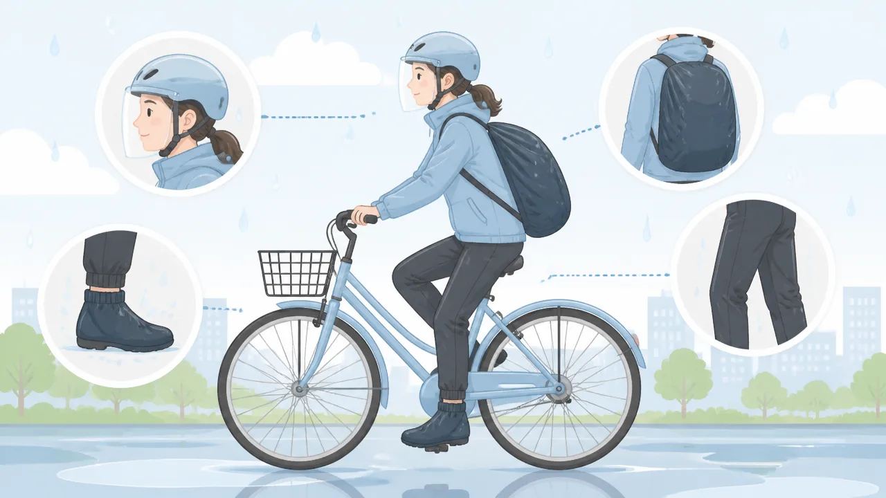 雨5ミリで自転車通勤はできる？服装と安全対策を解説