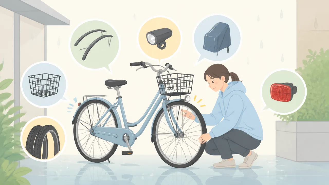 雨5ミリで自転車通勤はできる？服装と安全対策を解説