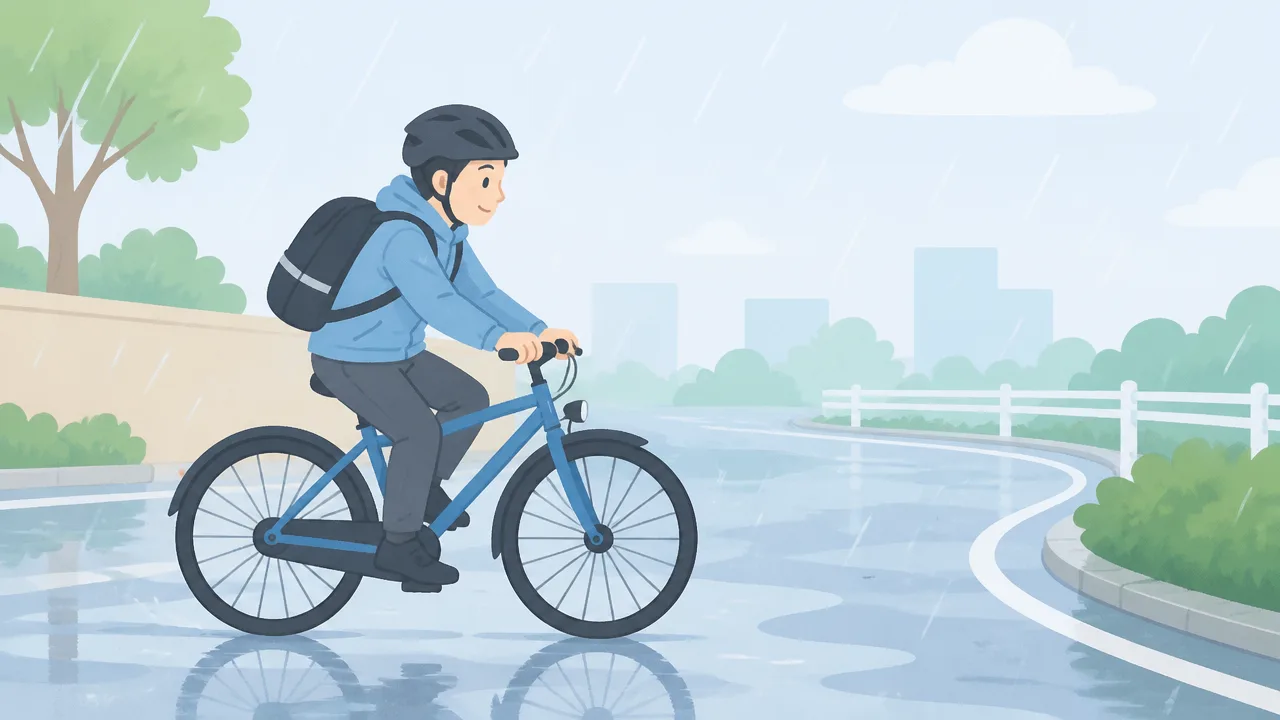 雨5ミリで自転車通勤はできる？服装と安全対策を解説