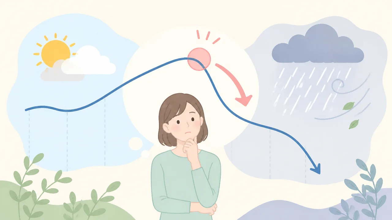 低気圧は通過前と通過後どちらがつらい?不調の傾向と過ごし方