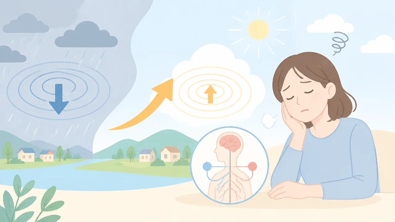 低気圧の通過後にだるいのはなぜ?考えられる原因と過ごし方