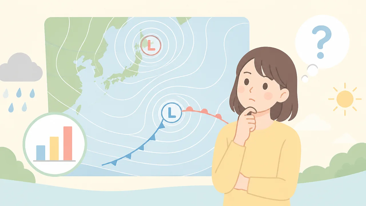 1000hPaは低気圧なのか？気圧の目安と天気の見方を解説